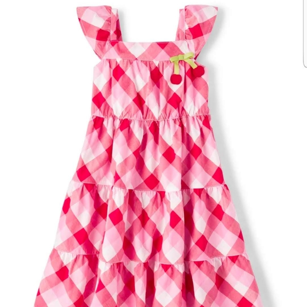 Girls toddler cherry Gymboree dress outfit sz 3t